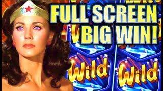 •SUPER BIG WIN!!• CHASING ANOTHER JACKPOT! WONDER WOMAN WILD Slot Machine Bonus (SG)