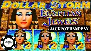 •️DOLLAR STORM EGYPTIAN JEWELS •️HANDPAY NEW STYLE OF LIGHTNING LINK•️