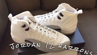Jordan 12 Barron - wolf grey color way