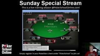 PokerSchoolOnline Sunday Special