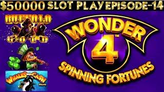 Wonder 4 Spinning Fortunes Slot Machine Max Bet Bonuses | SEASON 6 | EPISODE #14