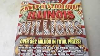 Illinois Millions - $20 Instant Lottery Ticket