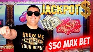 High Limit Top Dollar Slot Machine⋆ Slots ⋆ 2 HANDPAY JACKPOTS⋆ Slots ⋆ - $50 Max Bet | Dancing Drum