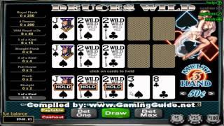Deuces Wild 3 Hand Video Poker