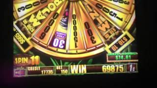 TARZAN slot machine HUGE WHEEL BONUS WIN