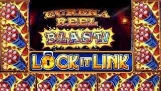 • Lock It Link - • Eureka Reel Blast • - Big Bonus Wins ! Lodge Casino