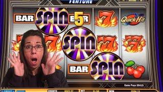Max Bet Big Win * Quick Hits slot Machine * RETRIGGER INSANTY* see it to believe it !!!!