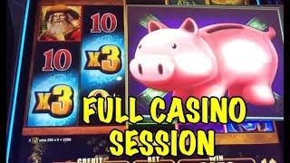 Full Session: casino wins, handpay, bonuses