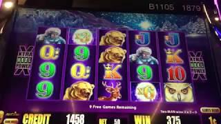 Timber Wolf Deluxe Slot Machine Bonus - 18x Multiplier