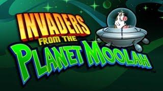 Invaders From The Planet Moolah Line Hit, Mega Big Win