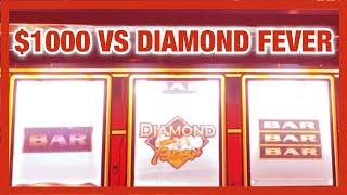 CHOCTAW CASINO GRAND TOWER HIGH LIMIT ROOM VGT DIAMOND FEVER SLOT