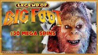 £30 Mega Spins ** The Legend of Bigfoot **