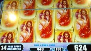 BIG WIN! Fallen Angels Slot Machine-3 Bonuses at $1.60 Bet