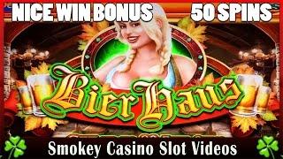 50 Spin Beir Haus Slot Machine Bonus Nice Win - WMS