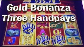HANDPAY COLLECTION: Gold Bonanza 3 Handpays + my best win (not handpay) on Bonanza Feature