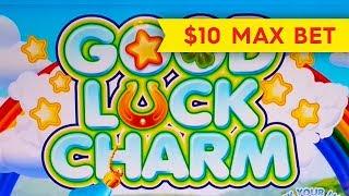 Good Luck Charm Slot - BETTER THAN JACKPOT - $10 Max Bet!