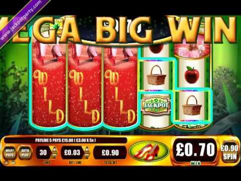 £363.75 MEGA BIG WIN ( 404X STAKE) THE WIZARD OF OZ Ruby Slippers™ BIG WIN SLOTS AT JACKPOT PARTY