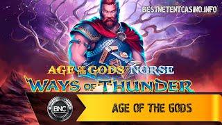 Age of the Gods Norse  Ways of Thunder slot by Playtech Origins