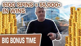 ⋆ Slots ⋆ $100 SPINS = $5,000+ in WINS ⋆ Slots ⋆ Slot Machine Jackpot Handpays GALORE