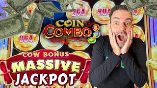 ⋆ Slots ⋆ MASSIVE JACKPOT ⇔ All Four COIN COMBO Slot Machines ⋆ Slots ⋆ Agua Caliente