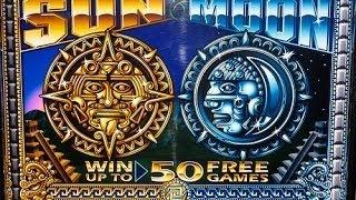 Sun And Moon Slot Machine Bonus-Dollar Denomination-Re-triggers