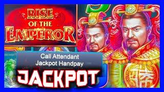 CASINO WAS BUSY.. SO I PLAYED IN THE HIGH LIMIT ROOM AND WON A JACKPOT! ⋆ Slots ⋆ RISE OF THE EMPEROR