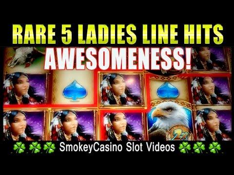 $ GREAT EAGLE RETURNS Slot Machine $ SUPER BIG WIN Line Hits!!
