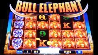 BULL ELEPHANT | WMS - Big Win! *NEW GAME* Slot Machine Bonus&Line Hits