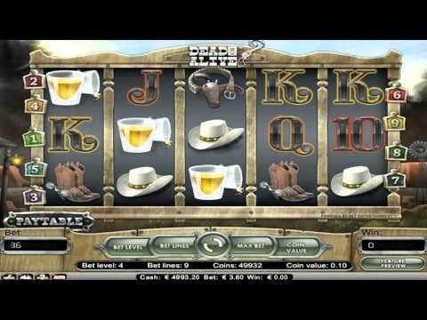 Free Dead or Alive slot machine by NetEnt gameplay ★ SlotsUp