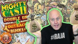 •MIGHTY WIN$ on MIGHTY CA$H! •Outback & Double Up BACK TO BACK JACKPOTS! •