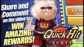 CATTITUDE! QUICK HIT SLOTS Free Prize Giveaway! Enter for a chance to win!