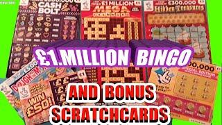 Scratchcards..Scratchcards....Scratchcards...£1.Million CASHWORD..and Bonus Cards..mmmmmmMMM