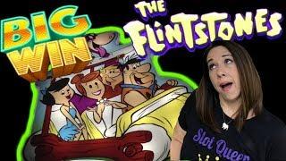 • Slot Queen Meets The FLINTSTONES • BIG WIN • Every Feature included
