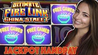 HANDPAY JACKPOT on Ultimate Fire Link China Street!!
