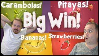 Winning Big on Fruit Warp - Several Bonuses!