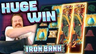 MEGA BIG WIN on Iron Bank! (Expanding Wilds Bonus)