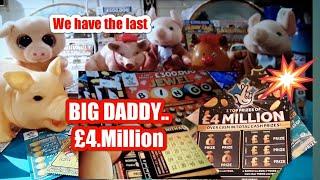 •We have•BIG DADDY £4.Million•Scratchcards•(the last ones)•we"ll buy more•if you give a"LIKE•