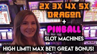 Is HIGH LIMIT Pinball Slot Machine my new ATM? 2x3x4x5x  DRAGON!