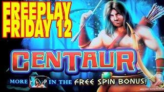 Centaur Slot Machine BONUS + LIVE PLAY Freeplay Friday Episode 12