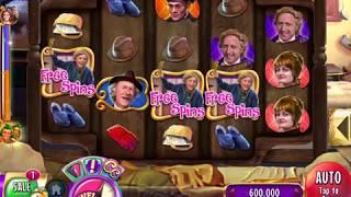 WILLY WONKA CHARLIE'S GOLDEN TICKET Video Slot Casino Game with a "BIG WIN" FREE SPIN BONUS