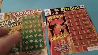 Scratchcard Wednesday.. £25.00 Worth..includes. New Lucky Star cards