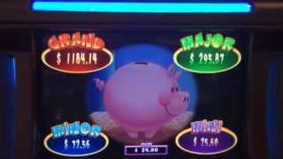 Piggy Bankin' Slot Machine Bonus - Super Big Win!!!