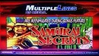 Samurai Secret - BONUS WIN - MAX BET Free Games