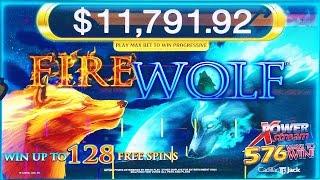 ++NEW Fire Wolf Class II Slot Machine, Live Play & Failed Bonus