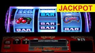 JACKPOT HANDPAY! Pinball Slot - $30 Max Bet - HIGH LIMIT ACTION!