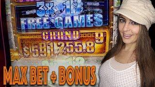 BUFFALO DIAMOND Max BET Bonus in Vegas!