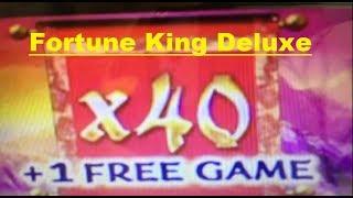 •$UPER MEGA BIG WIN•Holy x 40 ! The Power of x 40 ! •FORTUNE KING DELUXE Slot machine $1.80 /$3.00 栗