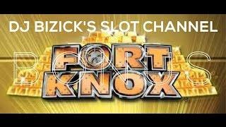 Fort Knox Slot Machine Bonus -  JACKPOT WINNER! • DJ BIZICK'S SLOT CHANNEL