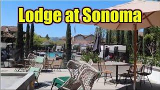 SONOMA Wine Country Trip Pt 1 * LODGE AT SONOMA RENAISSANCE * Downtown | Living the Good Life