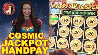 Captain Marvel hits Major Jackpot Handpay | Lady Luck HQ